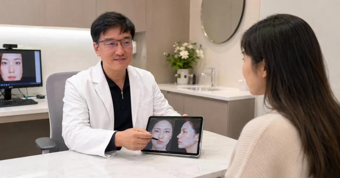 吳紹琥醫師說明音波拉提在SMAS筋膜層的作用原理