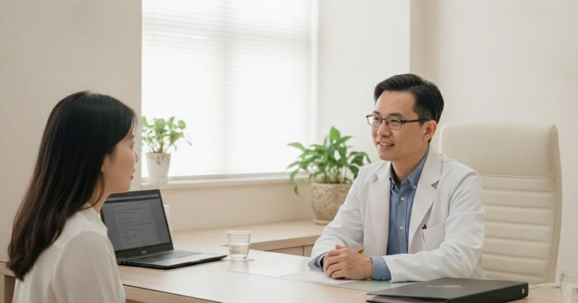 吳芮醫師說明外泌體與幹細胞在再生醫學中的作用。