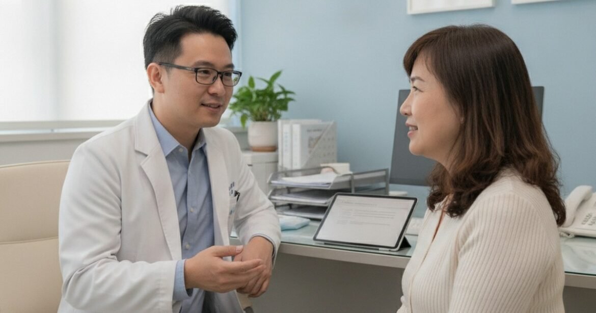吳芮醫師介紹纖維母細胞活化因子應用，安全重點選擇。